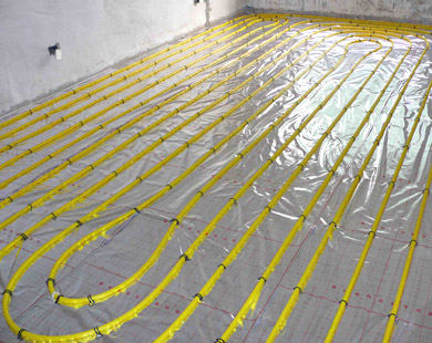 旅順藍天下_地熱安裝項目展示